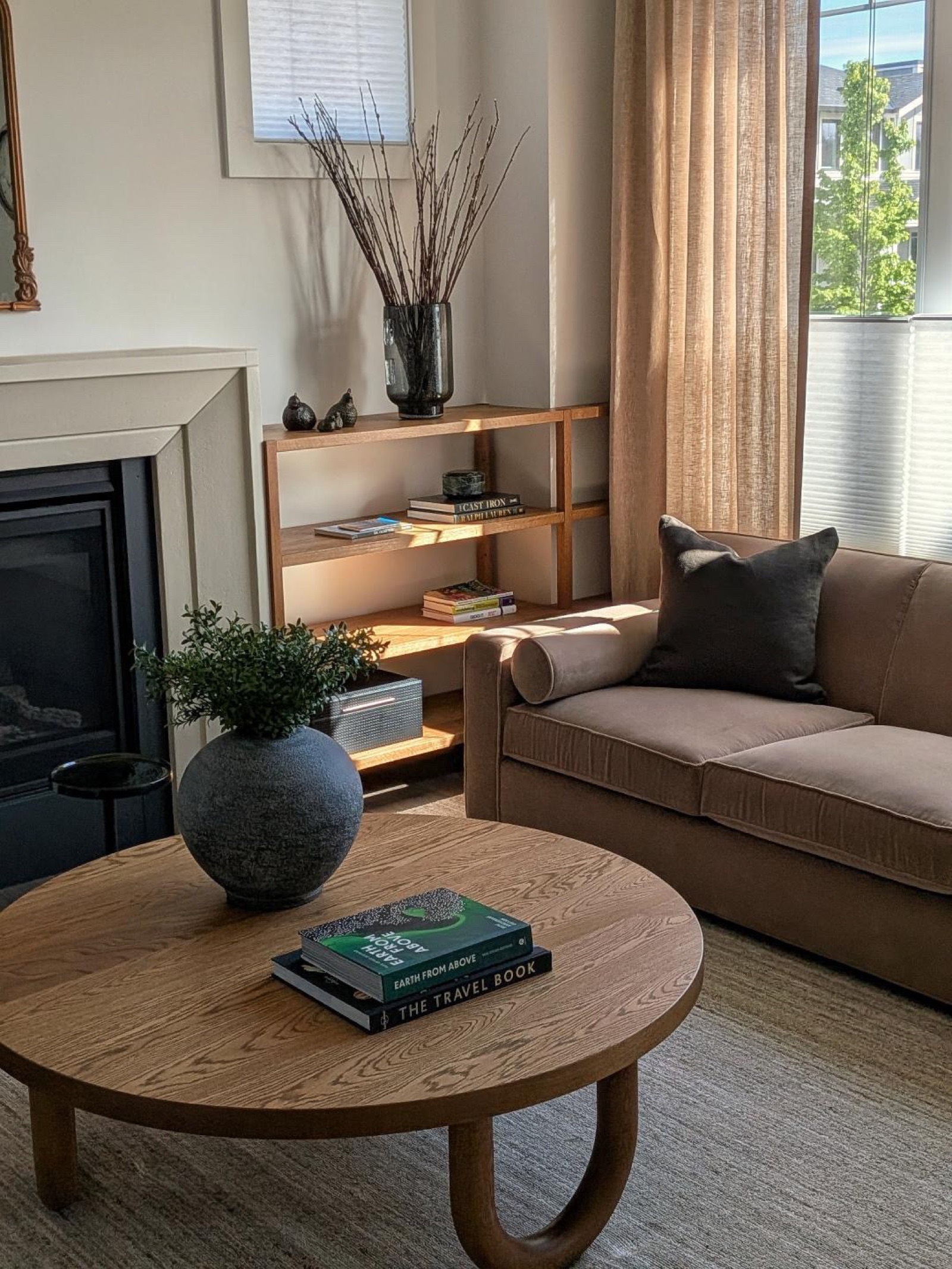 Song Sparrow fireplace installation in Victoria